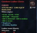 Gorehorn Leather Gloves