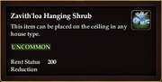 Zavith'loa Hanging Shrub