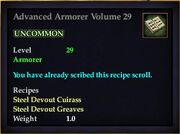 Advanced Armorer Volume 29