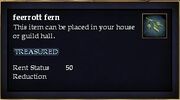 Feerrott fern