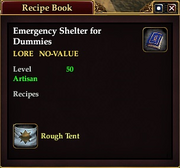 Emergency shelter for dummies