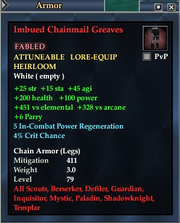 Imbued Chainmail Greaves
