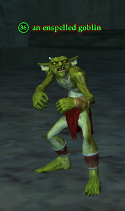An enspelled goblin