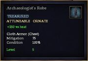 Archaeologist's Robe