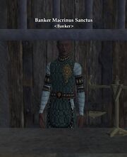 Banker Macrinus Sanctus