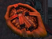 Magmatic Bronze Rock Blocker (equipped)