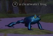 A clearwater frog