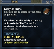 Diary of Butrus