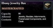 Ebony Jewelry Box
