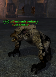 A Deadwatch puritan