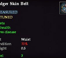 Badger Skin Belt