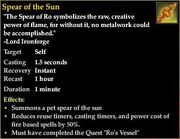 Spear of the Sun
