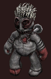 Voodoo plushie placed