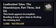 Leatherfoot Tales - The Houndslayer, Part Three, 2nd Ed.