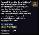 A scroll from the Concordium