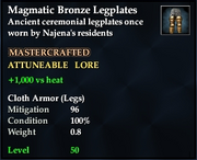 MagmaticBronzeLegplates