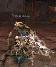 A ritual sacrifice