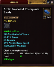 Arctic Frostwind Champion's Bands