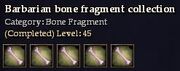 CQ bonefragment barbarian Journal