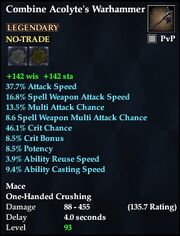 Combine Acolyte's Warhammer