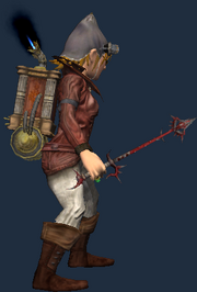 Massacre, Wand of War (Equipped)