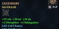 Omen Rejector's Gemmed Sash