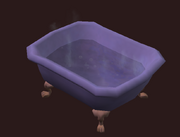 A Paineel bath (visible)