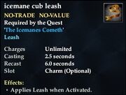Icemane cub leash