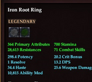 Iron Root Ring