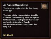 An Ancient Oggok Scroll
