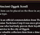 An Ancient Oggok Scroll