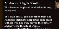 An Ancient Oggok Scroll