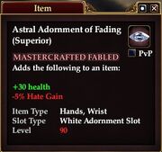 Astral Adornment of Fading (Superior)