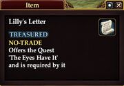 Lilly's Letter