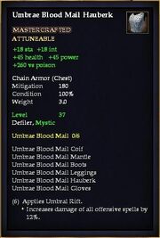 Umbrae Blood Mail Hauberk