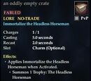 An oddly empty crate