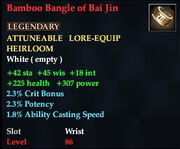 Bamboo Bangle of Bai Jin