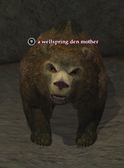 A wellspring den mother