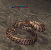 An agitated slither