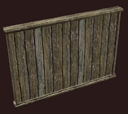 Plain elm room divider (Visible)