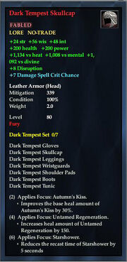 Dark Tempest Skullcap
