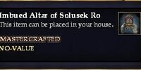 Imbued Altar of Solusek Ro