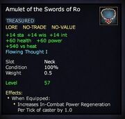 Amulet of the Swords of Ro