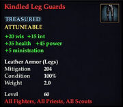 Kindled Leg Guards