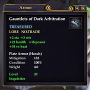 Gauntlets of Dark Arbitration