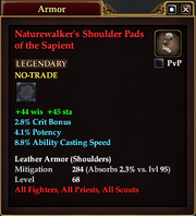 Naturewalker's Shoulder Pads of the Sapient