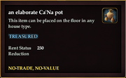 An elaborate Ca'Na pot