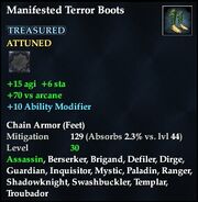 Manifested Terror Boots