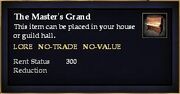 The Master's Grand