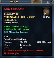 Kerra Canoe Axe